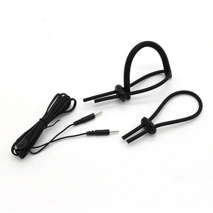 Promotion Electroshock E-stim Sex Products Electrosex Penis Ring E-stim Anal Butt Plug Electrostimulation Nipple Clamps Estim
