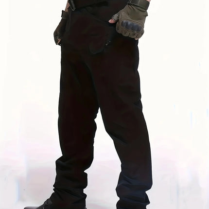 5XL Plus Size Men's Thin Cargo Pants With Side Pockets For Spring Summer Tactical Oversized Loose Punk Pants Big And Tall Guys