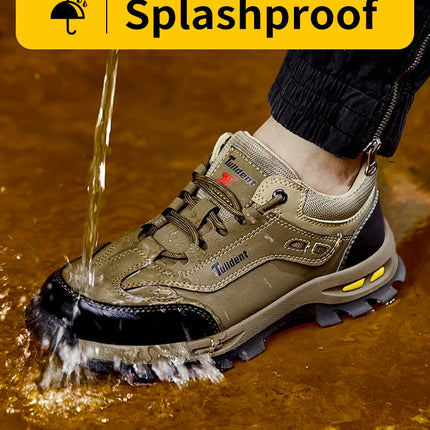 New men's safety shoes, puncture resistant work shoes, men's protective shoes, wear-resistant work boots  Tactical Boots