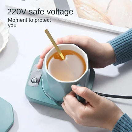 Hot Selling Winter Heated Coasters 55°C Constant Temperature Milk Warmer Pads for Coffee Tea Perfect for Home Office Use