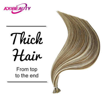 Straight Flat Tip Human Hair Extension 50 Strands Keratin Capsule Brazilian Human Remy Hair Extension Natural Human Fusion Hair