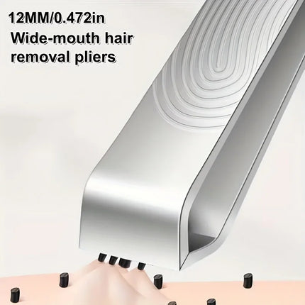 Stainless Steel Thickened and Widened Precision Eyebrow Tweezers High-Precision Hair Removal Tweezers for Men Beard Tweezers