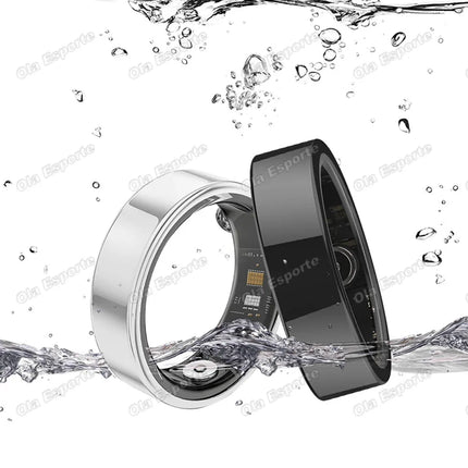 2026 New Vibration Alerts Smart Ring Heart Rate Sleep Monitoring Alarm Clock Message Notification Waterproof Men Women Smartring