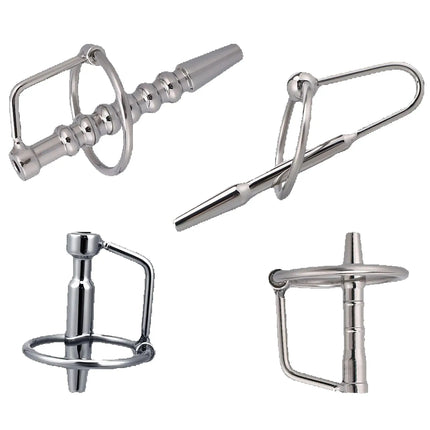 WAKEWAY 4Size Horse Eye Wand Male Urethral Dilator Urine Plug Erotic Toys Penis Ring Sm Insertion Horse Eye Tool