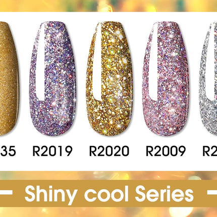 ROSALIND Temperature Changed Gel Nail Polish Soak Off Gel Varnishes Nail Art Semi Permanent Base Top Coat UV Nail Gel Polish