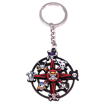 Cute Cartoon Skeleton Spinning Keychain