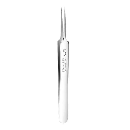 German Ultra-fine No. 5 Cell Pimples Blackhead Clip Tweezers Beauty Salon Special Scraping & Closing Artifact Acne Needle Tool
