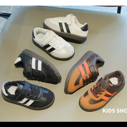 Children's Sneakers Boy Spring Autumn Causal Kid Running Walking Shoes Fashion Versatile Girls Tennis Shoes Soft Soled Hook Loop