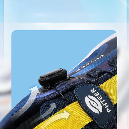 Kids Two Wheels Roller Skating Shoes with Light Magic Stick Walking Shoes, Detachable Wheels Roller Skate Shoes for Teenagers
