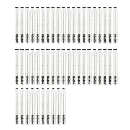 50pcs Reusable Eyelashes Brush Tube for Eyelash Extension Disposable Mascara Wands Eyebrow Brush Applicator EyeLash Brushes