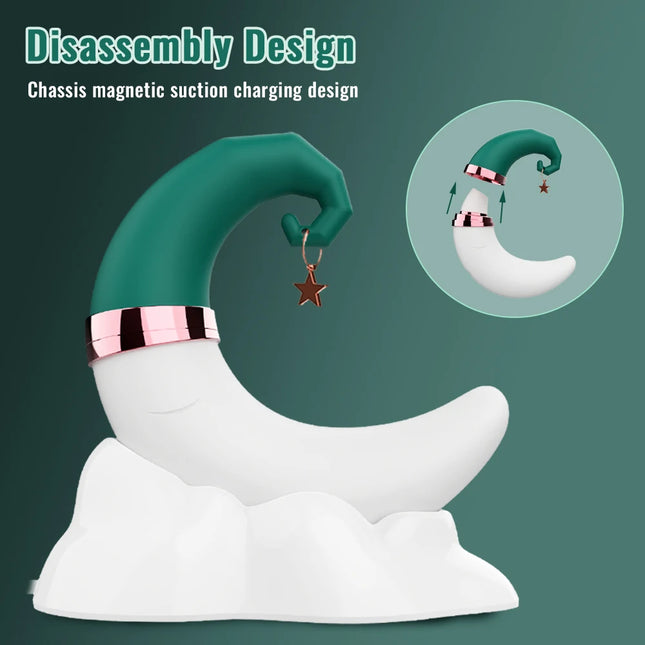 Female Sex Toy Clitoral Sucking Vibrator Female for Women Clit Clitoris Sucker Vacuum Stimulator Toy for Adults Moon Decorate