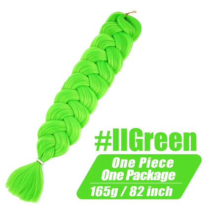 82 Inch XP Crochet Jumbo Braiding Hair Long Kanekalon Synthetic Braids Crochet Hair Extensions Pre Stretched  For Black Women