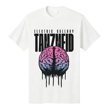 Tanzneid Album Cover Shirt ELECTRIC CALLBOY Band Design T-shirt Unisex Streetwear Cotton Loose Women Men Tshirts Graphic Merch