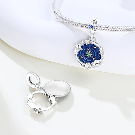 Orstarry Charm Silver 925 Beads Blue Series Fit Bracelet Charms DIY Original Fashion Pendants For Women Jewelry Trendy Gifts