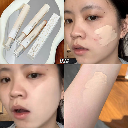 Air Cushion Concealer Pen Rotary Liquid Matte Silky Smooth Foundation Cream Pencil Oil Control Cover Dark Circles Natural Makeup