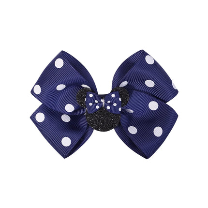 1PCS Sweet Shinny Glitter Bows Hair Clips for Baby Cute Girls Boutique Ponytail Holder Kids Baby Hair Accessories For Hair Gift