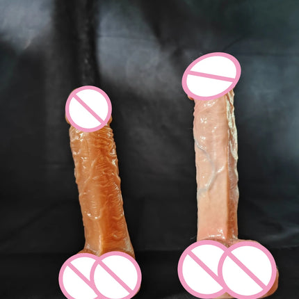Super Realistic Long Dildo Anal Plug with Suction Cup Big Penis Butt Plug Long Dick Sex Toys for Women Men Phallus Anal Dilator