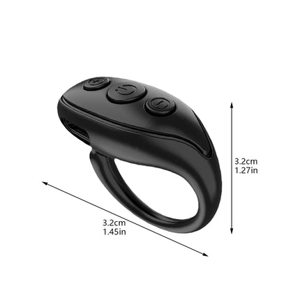 Fingertip Video Bluetooth Controller Tiktok Short Video Page Flipping Like Device Mobile Phone Remote Control Ring Controller