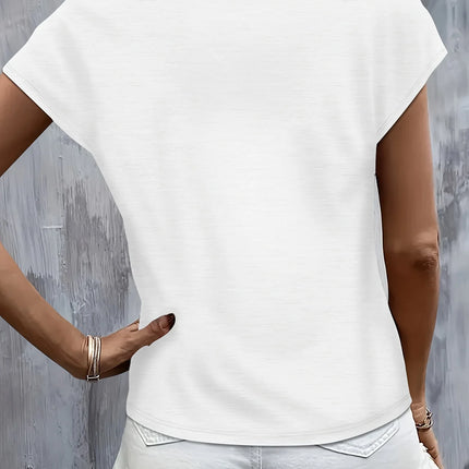 Summer women's short sleeved V-neck loose Modal T-shirt top short sleeved comfortable breathable T-shirt top