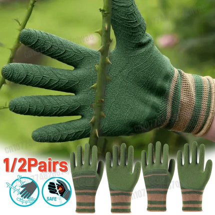 1/2pairs Gardening Gloves Thorn Proof Rose Pruning Garden Glove Protection Glove Rose Gloves for Cactus Rose and Blackberry