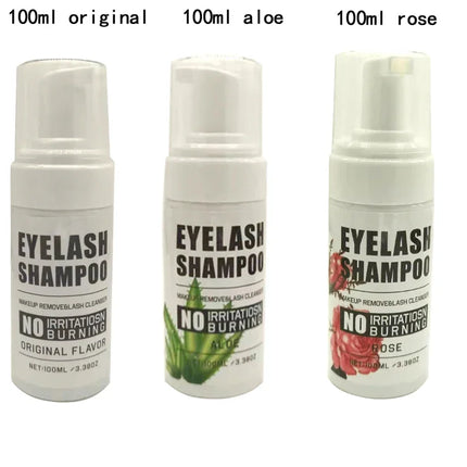 10Set 60 ml EyeLashes Shampoo Extensions Foam Kit EyeLashes Cleaning for Grafting Planting Makeup Remover Tools Dropshipping