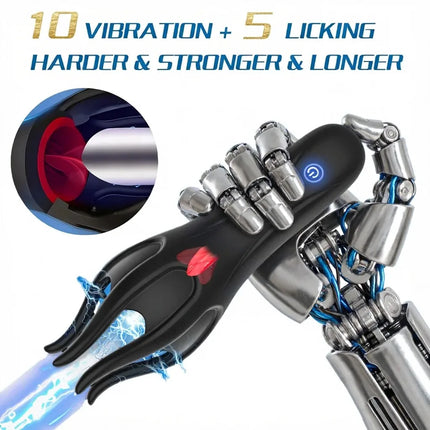 Glans Trainer for Men Powerful Vibrating Penis G Spot Masturbator Soft Fingertip Prolong Endurance Massage Vibrator Erotic Toys