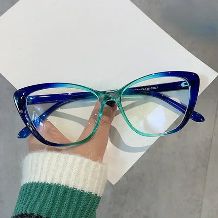 Women's New Style Finished Myopia Glasses Unisex Anti-blue Light Minus Diopter Eyewear Fashion Near Sight Eyeglasses 0-3.5-4.0