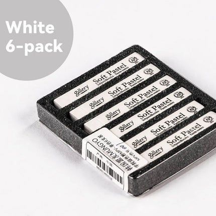 6/12Pcs Sketching Chalk Set Black White Non Toxic for Student Artist Drawing Sketch Graffiti Colorful Sticks Crayons Soft Pastel