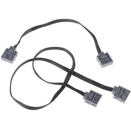 5/10PCS Legoeds Power Extension Wire 25/50cm for Motors 8886/8871/8870 LED Light Compatible with Technical MOC