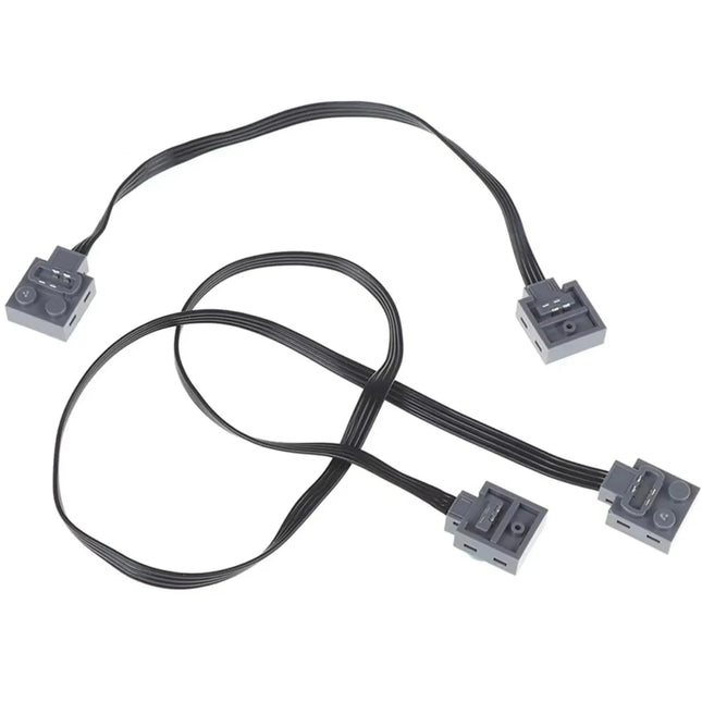 5/10PCS Legoeds Power Extension Wire 25/50cm for Motors 8886/8871/8870 LED Light Compatible with Technical MOC