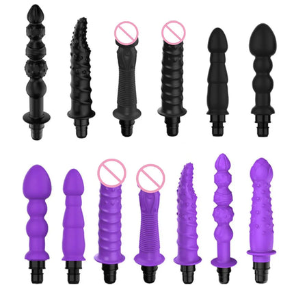 Massage Gun Head Vibration Message Gun Vibrators for Female Man Attachments  Silicone Heads for Fascia Massage Gun Percussion