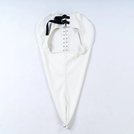 Leather Lace-up Arm Restraint Straitjacket – Bondage Straps, Adult Sex Toy & Adult Game for Couples