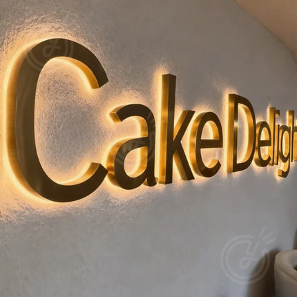 Business Led Poster Logo Outdoor Custom Light Sign Signboard Acrylic Signs Letters Advertising Decorative Luminous Lights 3d