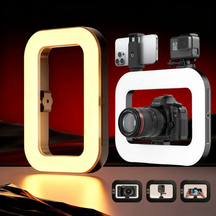2026 new handheld portable photography lighting with phone clip for desktop fill light for TikTok live selfie