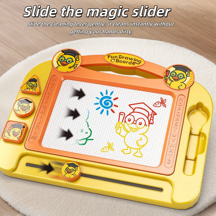 Children's colored magnetic drawing board graffiti erasable drawing writing board magnetic suction stimulates painting talent to