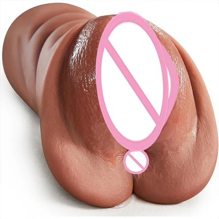 2 in 1 Pocket Pusssy for Men Silicone Vagina Anal 18 Realistic Masturbator Sex Toys for Sex Machine Jerkmate Adult Toys Sex Shop