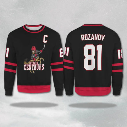Heated Rivalry Centaurs Ice Hockey Team Jersey Ilya Rozanov Fan Street Style Crew Neck Pullover Unisex Retro Casual Sweatshirt