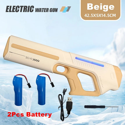 Electric Water Guns for Adults Powerful Squirt Automatic Suction Water Storage Gun Blasters Summer Pool Outdoor Game Toy Gift