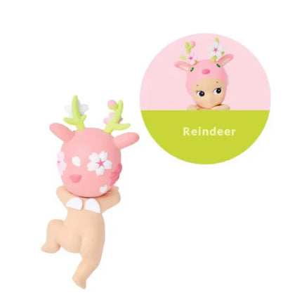Sonny Angel Blind Box Hippers Decorative Mini Figures Cherry Blossom Series Dolls Anime Figure Toys Action Figure Birthday Gift