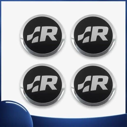 4pcs 56mm Car Wheel Center Sticker for Volkswagen VW GTI ABT Golf 5 6 Polo Passat Tiguan CC Beetle Touran Scirocco Sharan SR32