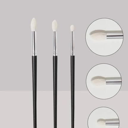 Goat Hair Tapered Crease Blending Brush Eyeshadow Make Up Cosmetic Kit Smudge Eye Makeup Brushes
