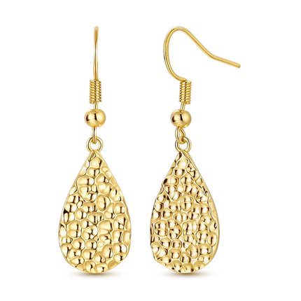 Women original 925 Silver Golden Glowing Firefly Stud Earring Bilayer Round Droplets Heart Gold Hoop Earrings Party Jewelry Gift