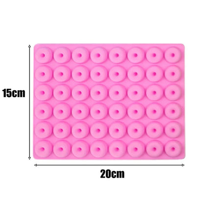 Gummy Bear Mold Silicone Chocolate Mold with Dropper DIY Dinosaur/Bear/Heart and Mini Donuts Valentine's Day Party Baking Mold