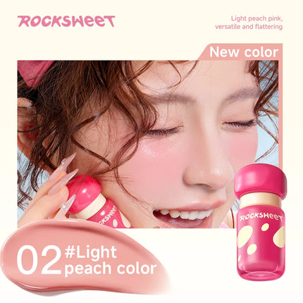 Rock Sweet Liquid blusher Rouge Vitality Pink Blush Brightening Plumping Color for the Face Hot Selling Beauty Product