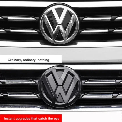 2pcs Emblem Front Grille Rear Trunk Sticker Badge Decals For VW Polo Golf MK6 MK7 MK8 Passat B6 B7 B8 Tiguan CC T-ROC Arteon