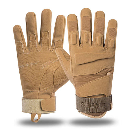 Tactical Full Finger Gloves Outdoor Sports Bicycle Antiskid Gloves Paintball Shooting Airsoft Cycling Half Glovemotorcycle glove