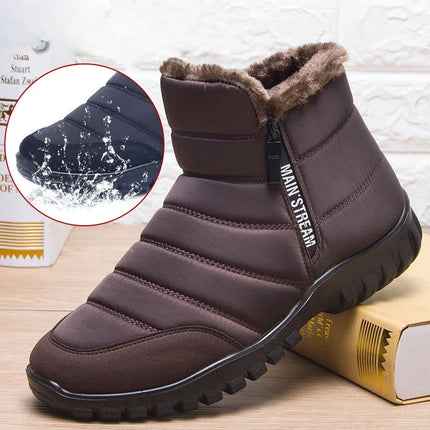 Men's Waterproof Winter Ankle Boots 2025 / Bottes d'hiver imperméables 2025