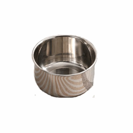 Anti-Tipping Stainless Steel Cat Bowl with Stand Sturdy High Foot Dog Feeder Fall-Resistant Rust Proof Pet Food Bowl