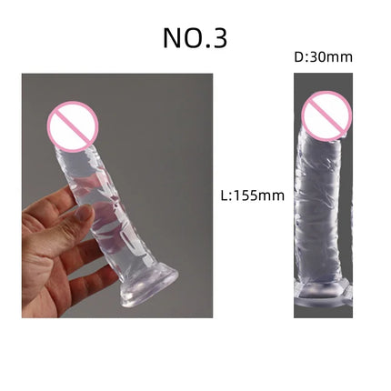 Dildo Jelly Oversized Sex Toy For Women Artificial Female Anus Dildos Gay Masturbation G-spot Orgasm Simulated Penis Erotic Shop