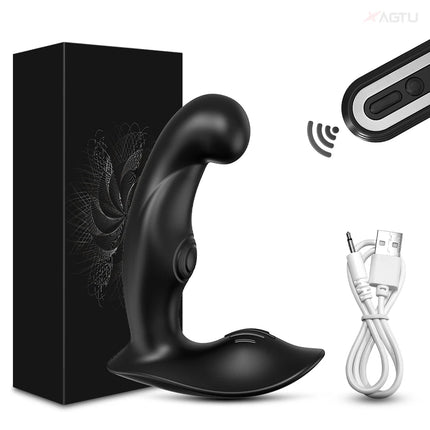 Male Wiggle Prostate Massager Sex Toy for Men APP Control Swing Vibrating Anal Vibrator Butt Plug Perineum Stimulator Buttplug
